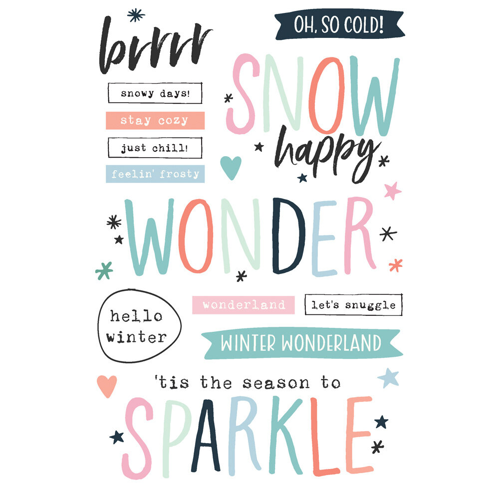 Simple Stories Winter Wonder Sticker Book (21223) (OUTLET)
