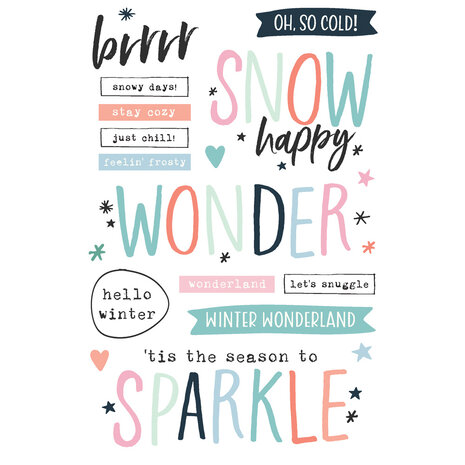 Simple Stories Winter Wonder Sticker Book (21223) (DISCONTINUED)