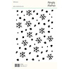 Simple Stories Winter Wonder Stencil Snow Flurries (21229) (DISCONTINUED)