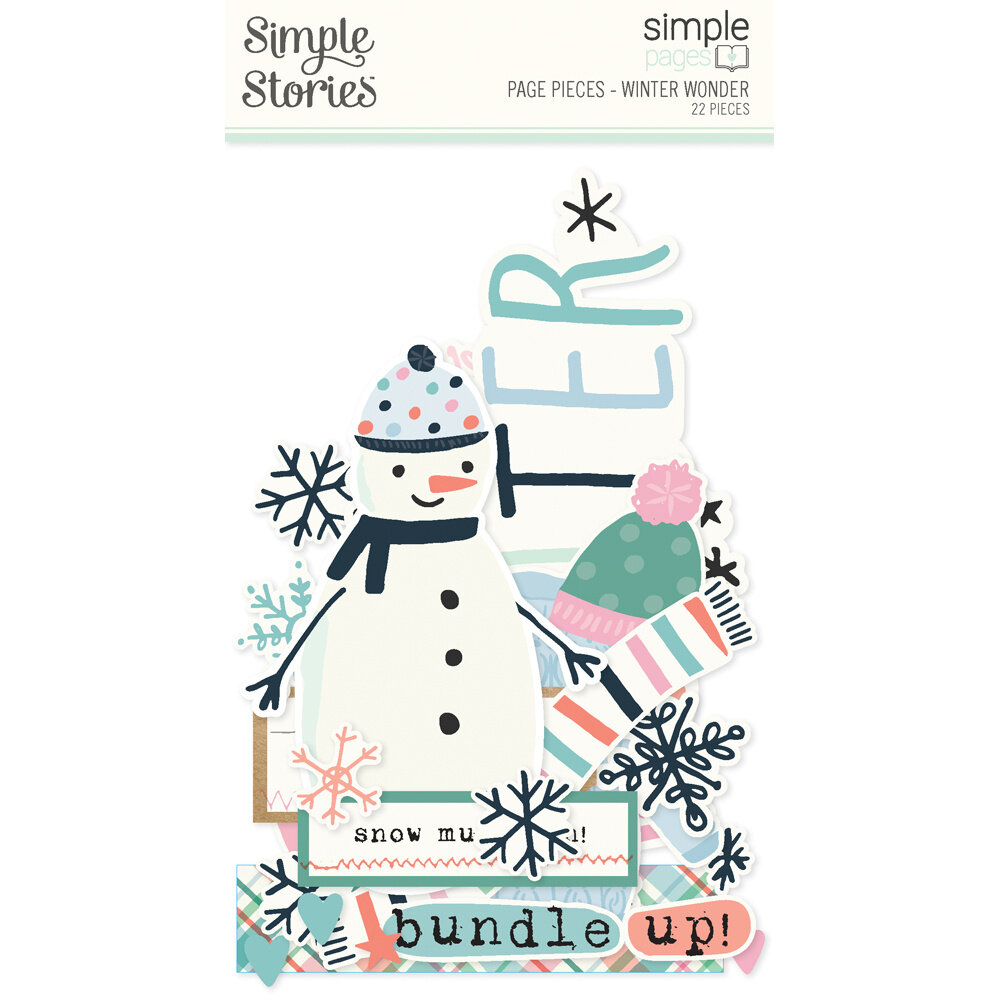 Simple Stories Winter Wonder Simple Pages Pieces (21230) (DISCONTINUED)