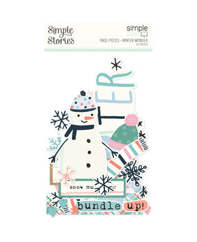 Simple Stories Winter Wonder Foam Stickers