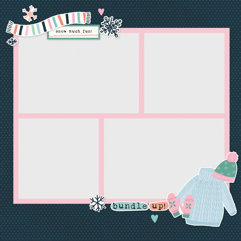 Simple Stories Winter Wonder Simple Pages Pieces (21230) (DISCONTINUED)