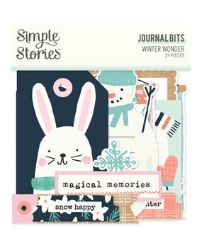 Simple Stories Winter Wonder Journal Bits & Pieces (21219) (DISCONTINUED)
