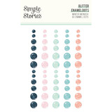 Simple Stories Winter Wonder Glitter Enamel Dots (21227) (DISCONTINUED)