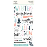 Simple Stories Winter Wonder Foam Stickers (21225) (OUTLET)
