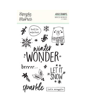 Simple Stories Winter Wonder Clear Stamps (21216) (DISCONTINUED)