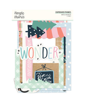 Simple Stories Winter Wonder Chipboard Frames (21224) (DISCONTINUED)