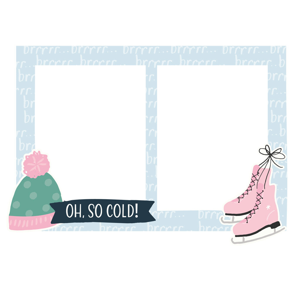 Simple Stories Winter Wonder Chipboard Frames (21224) (DISCONTINUED)