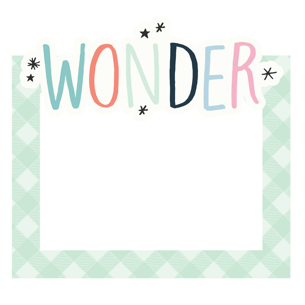 Simple Stories Winter Wonder Chipboard Frames (21224) (DISCONTINUED)