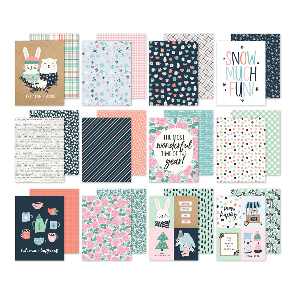 Simple Stories Winter Wonder 6x8 Inch Paper Pad (21215) (DISCONTINUED)