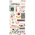 Simple Vintage Love Story Chipboard Stickers (21421) (DISCONTINUED)