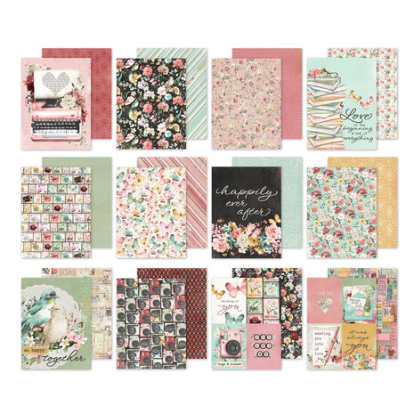 Simple Stories Simple Vintage Love Story 6x8 Inch Paper Pad (21419) (DISCONTINUED)