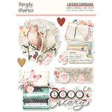 Simple Stories Simple Vintage Love Story Layered Chipboard (21430) (DISCONTINUED)