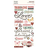 Simple Stories Simple Vintage Love Story Foam Stickers (21429) (DISCONTINUED)