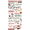 Simple Stories Simple Vintage Love Story Foam Stickers (21429) (DISCONTINUED)