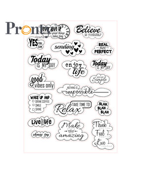Pronty Crafts Pay it Forward Embellishments Quote Clouds (472.700.018) (DISCONTINUED)