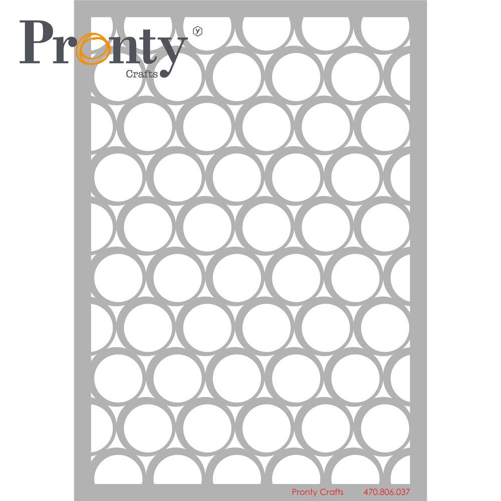 Pronty Crafts Pay it Forward A5 Stencil Circles (470.806.037) (DISCONTINUED)