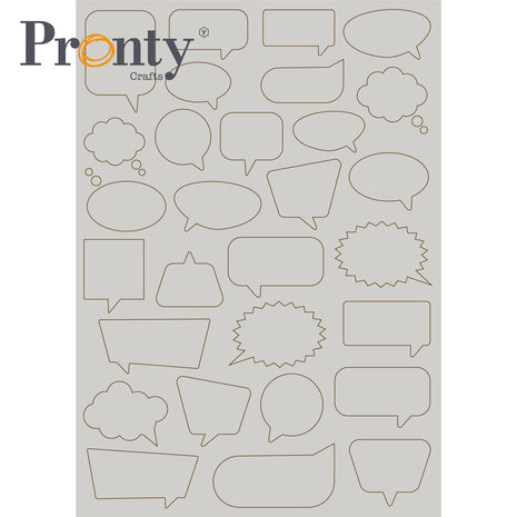 Pronty Crafts Pay it Forward A4 Chipboard Text Clouds (492.001.053) (DISCONTINUED)