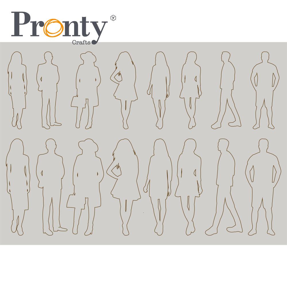 Pronty Crafts Pay it Forward A4 Chipboard Silhouette (492.001.051) (OUTLET)