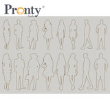 Pronty Crafts Pay it Forward A4 Chipboard Silhouette (492.001.051) (DISCONTINUED)