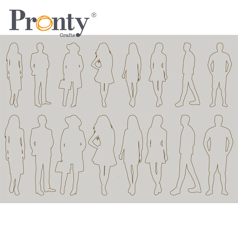 Pronty Crafts Pay it Forward A4 Chipboard Silhouette (492.001.051) (OUTLET)