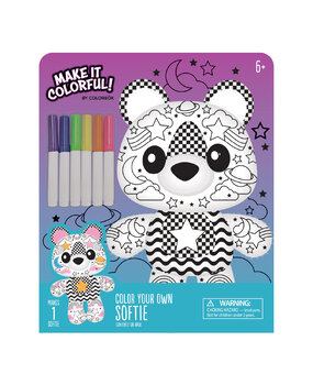 American Crafts Color Your Own Kit Softie Bear (7pcs) (34027520) (OUTLET)