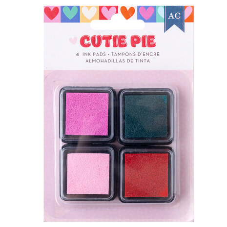 American Crafts Cutie Pie Ink Pads (4pcs) (34027447) (OUTLET) American Crafts Cutie Pie Ink Pads (4pcs) (34027447) (OUTLET)