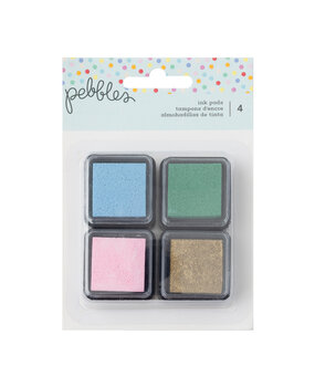 American Crafts Pebbles All The Cake Ink Pads (4pcs) (34022077) (OUTLET)