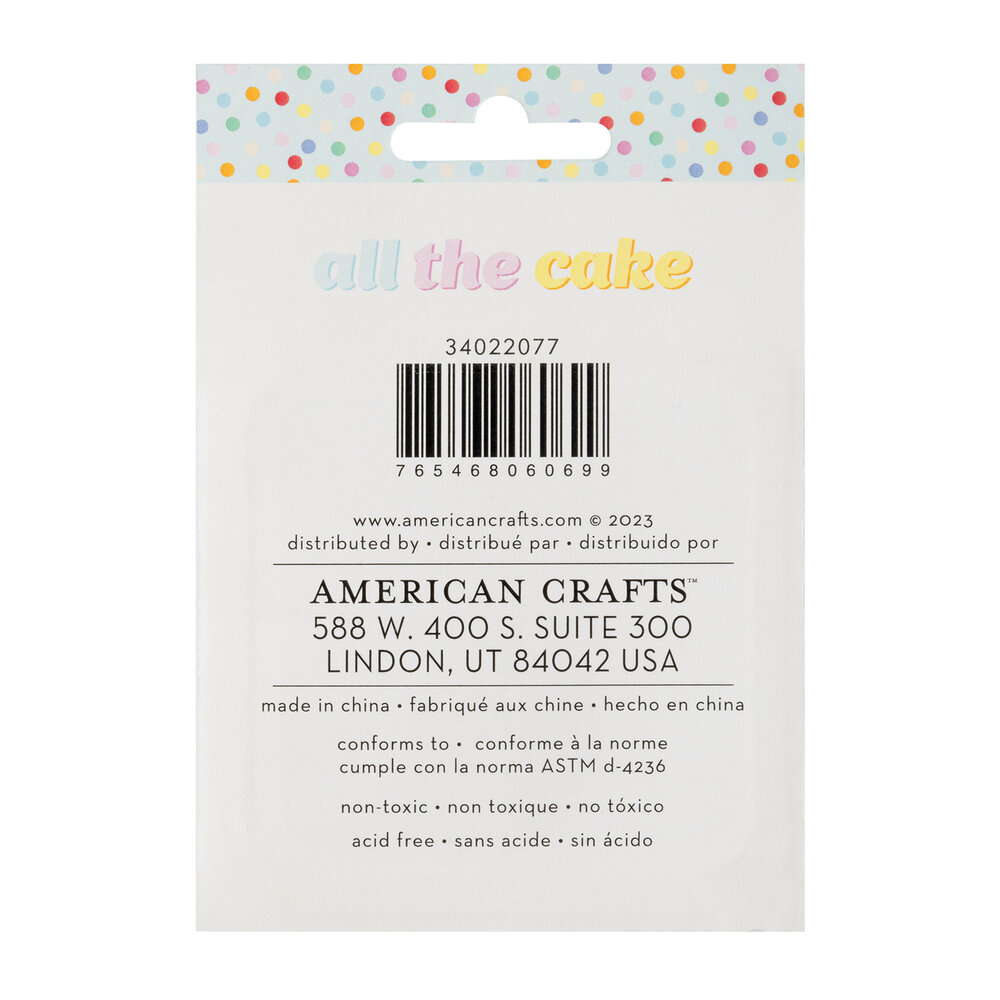 American Crafts Pebbles All The Cake Ink Pads (4pcs) (34022077) (OUTLET)