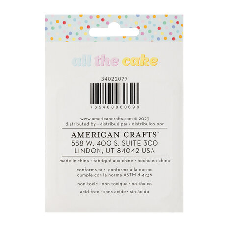 American Crafts Pebbles All The Cake Ink Pads (4pcs) (34022077) (OUTLET)