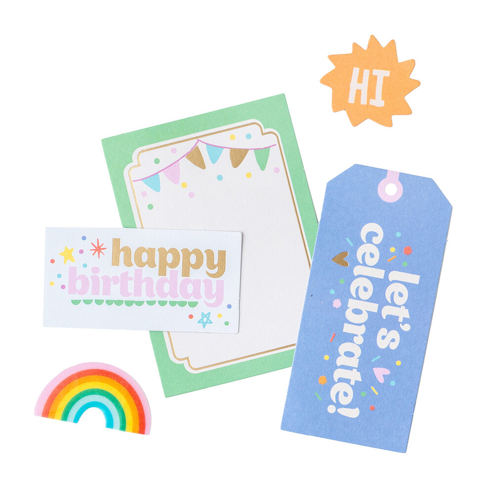 American Crafts Pebbles All The Cake Ephemera Journaling (59pcs) (34022073) (OUTLET) American Crafts Pebbles All The Cake Ephemera Journaling (59pcs) (34022073) (OUTLET)