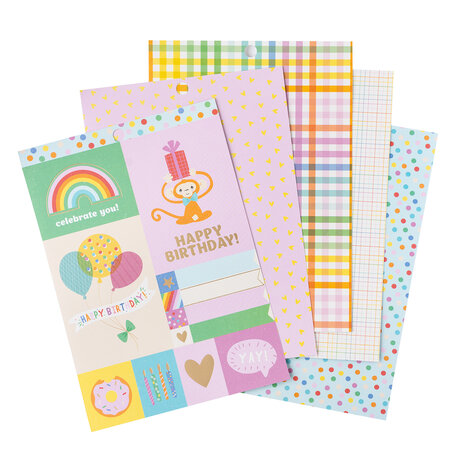 American Crafts Pebbles All The Cake 6x8 Inch Paper Pad (34022076) (OUTLET) American Crafts Pebbles All The Cake 6x8 Inch Paper Pad (34022076) (OUTLET)