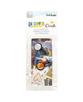 American Crafts Vicki Boutin Discover + Create Die Cut Paper Clips (30pcs) (34022146) (OUTLET) American Crafts Vicki Boutin Discover + Create Die Cut Paper Clips (30pcs) (34022146) (OUTLET)