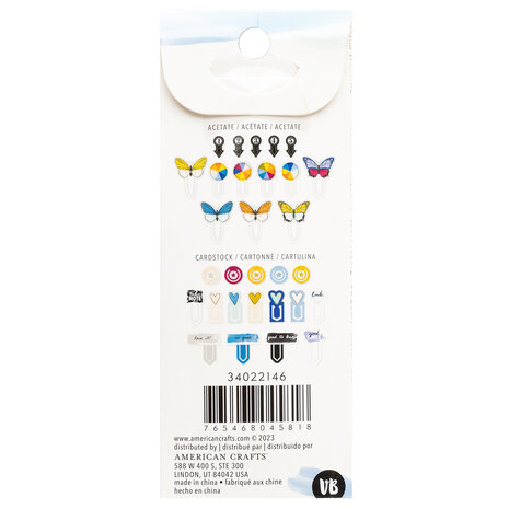 American Crafts Vicki Boutin Discover + Create Die Cut Paper Clips (30pcs) (34022146) (OUTLET)