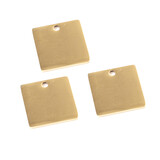 We R Makers Jewelry Press Charms Stainless Steel Square (3pcs) (60000641) (OUTLET)