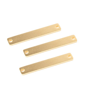 We R Makers Jewelry Press Charms Stainless Steel Name Bar (3pcs) (60000642) (OUTLET)