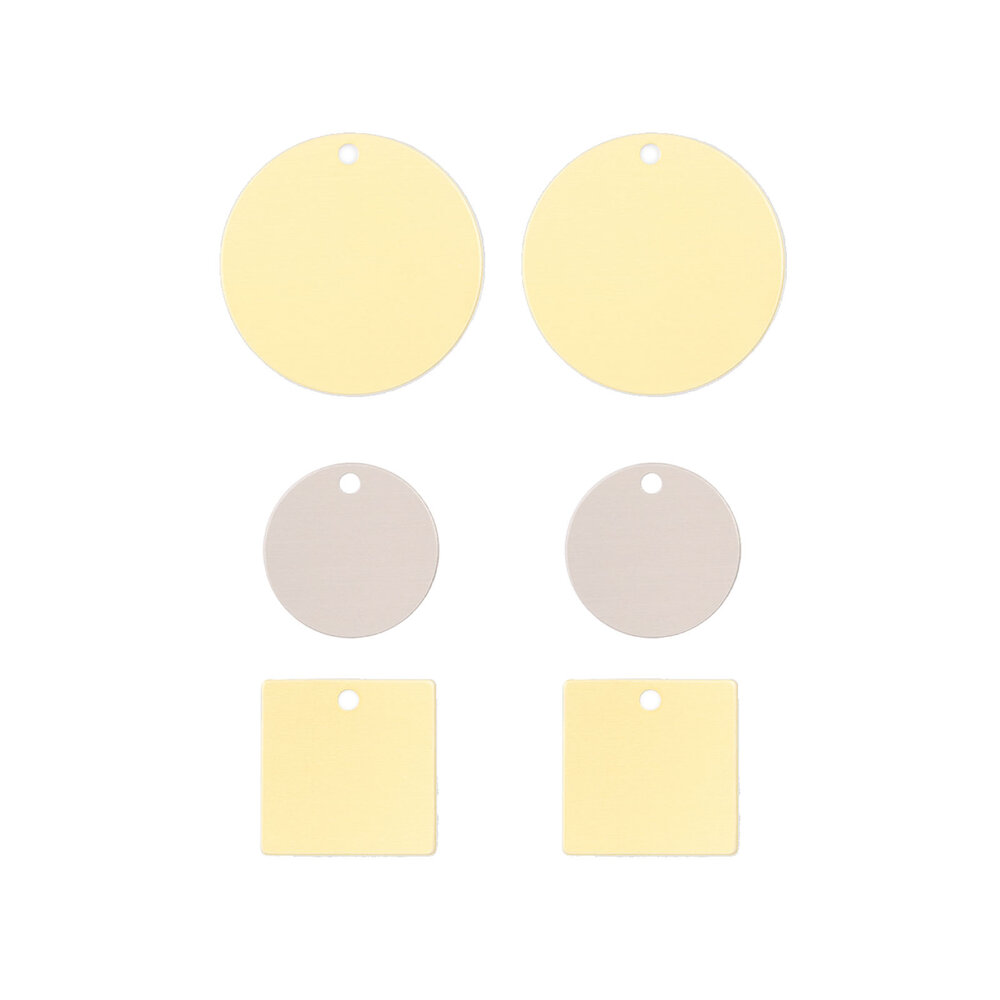 We R Makers Jewelry Press Charms Aluminum (6pcs) (60000644) (OUTLET)