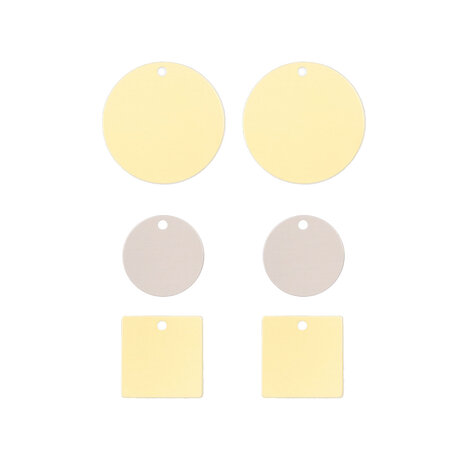 We R Makers Jewelry Press Charms Aluminum (6pcs) (60000644) (OUTLET)