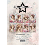 Paper Favourites Vintage Ladies Rose A5 Paper Pack (PFA114) (DISCONTINUED)