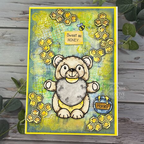 Woodware Honey Bear Gnome Clear Stamps (FRS1032) (OUTLET) Woodware Honey Bear Gnome Clear Stamps (FRS1032) (OUTLET)