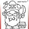Woodware Pirate Gnome Clear Stamps (FRS1030) (DISCONTINUED) Woodware Pirate Gnome Clear Stamps (FRS1030) (DISCONTINUED)