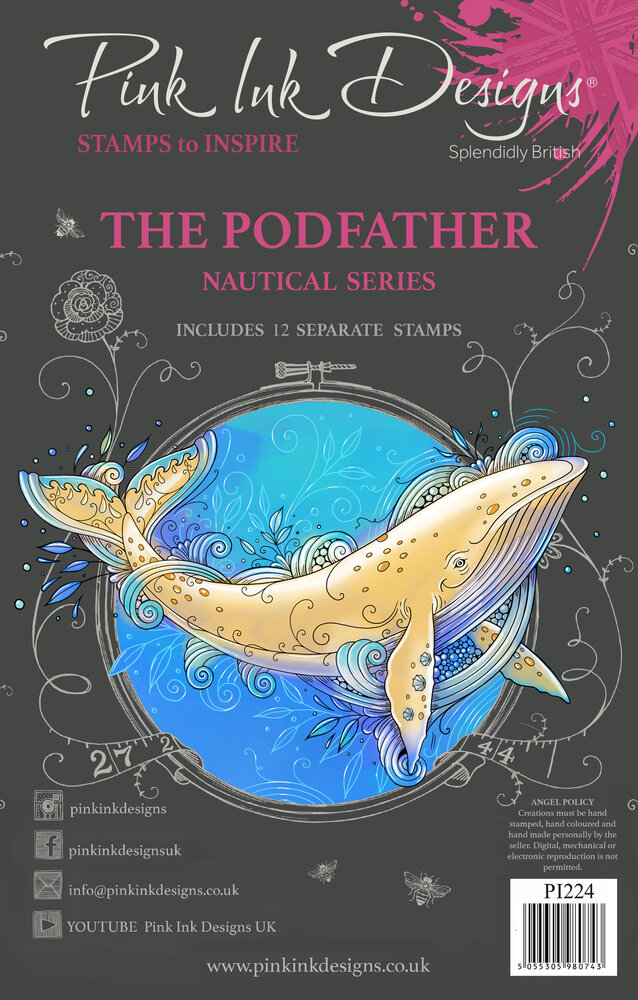 Pink Ink Designs The Podfather A5 Clear Stamps (PI224) (OUTLET)
