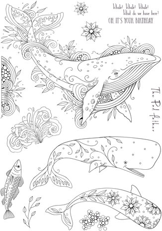 Pink Ink Designs The Podfather A5 Clear Stamps (PI224) (OUTLET)