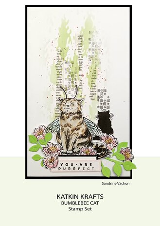 Katkin Krafts Bumblebee Cat A5 Clear Stamp Set (KK0042) (OUTLET) Katkin Krafts Bumblebee Cat A5 Clear Stamp Set (KK0042) (OUTLET)
