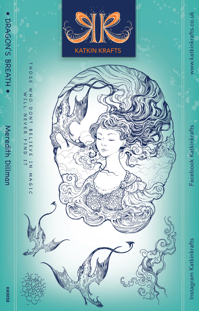 Katkin Krafts Dragon's Breath A5 Clear Stamp Set (KK0058) (OUTLET) Katkin Krafts Dragon's Breath A5 Clear Stamp Set (KK0058) (OUTLET)