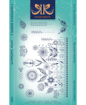 Katkin Krafts Herbaceous Border A5 Clear Stamp Set (KK0056) (OUTLET) Katkin Krafts Herbaceous Border A5 Clear Stamp Set (KK0056) (OUTLET)