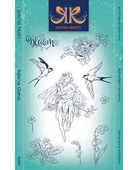 Katkin Krafts Spring Fairy A5 Clear Stamp Set (KK0044) (OUTLET) Katkin Krafts Spring Fairy A5 Clear Stamp Set (KK0044) (OUTLET)