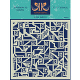 Katkin Krafts Stairway To Heaven 7x7 Inch Stencil (KKST011) (OUTLET)