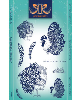 Katkin Krafts The Roosters A5 Clear Stamp Set (KK0041) (OUTLET) Katkin Krafts The Roosters A5 Clear Stamp Set (KK0041) (OUTLET)