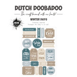 Dutch Doobadoo Dream Plan Do Winter Days A4 Die-cut Texts (474.007.023) (DISCONTINUED)